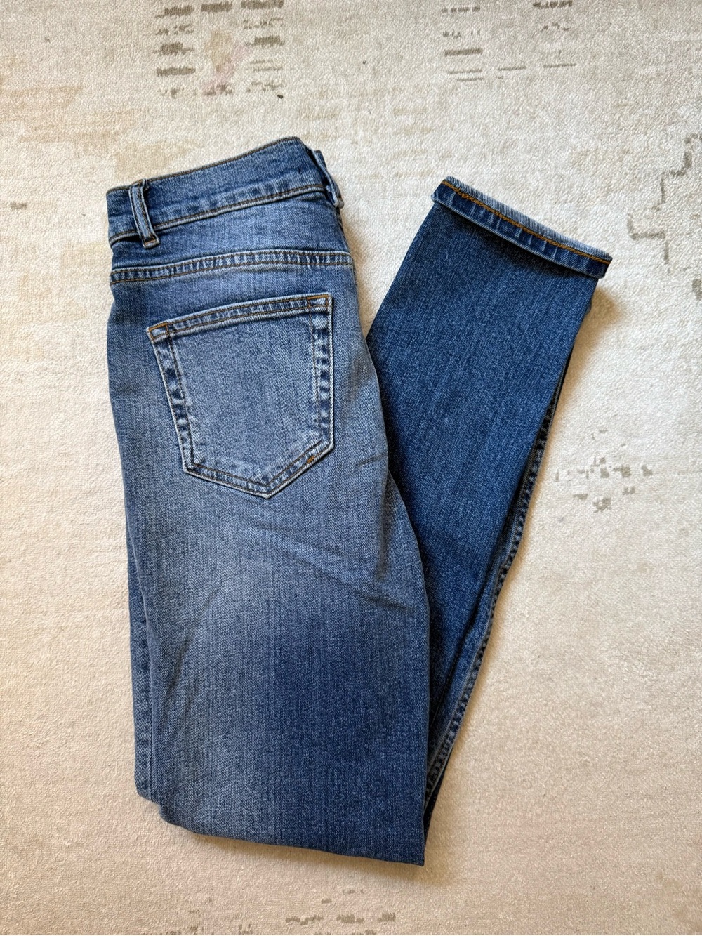 Aqua Slim Straight Stretch Jeans Size 25